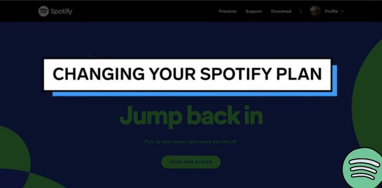 Change Your Spotify Plan