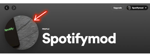 see a new picture on your Spotify profile by clicking the Save button.