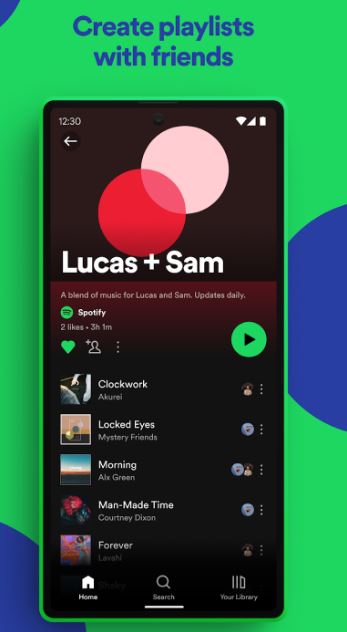 create playlists with friends
