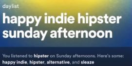 happy indie hipster sunday afternoon